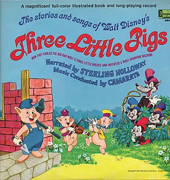英78RPM/SP Walt Disneys Silly Symphony Three Little Pigs/Three Little Wolves BD387 His Masters Voice /00500 英78RPM/SP Walt Disneys Silly Symphony Three Little Pigs